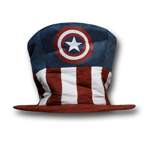 Elope Captain America Adult Costume Top Hat, One Size Unisex