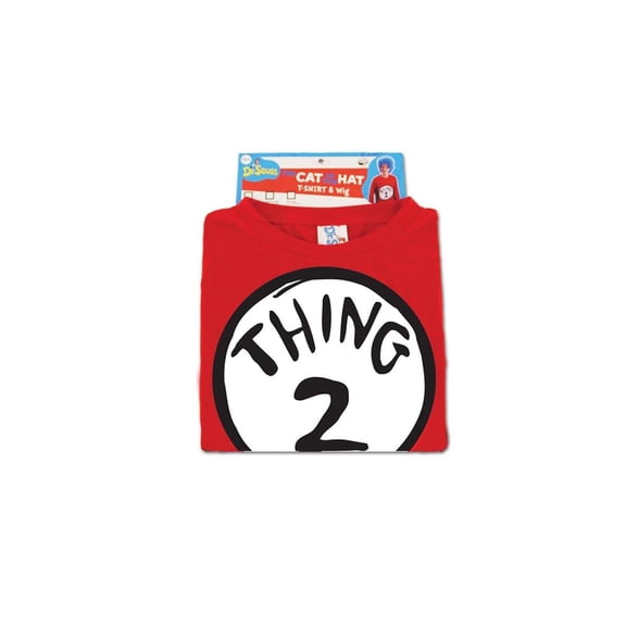 Elope Dr. Seuss Thing 2 Costume Shirt Adult Small/Medium Unisex