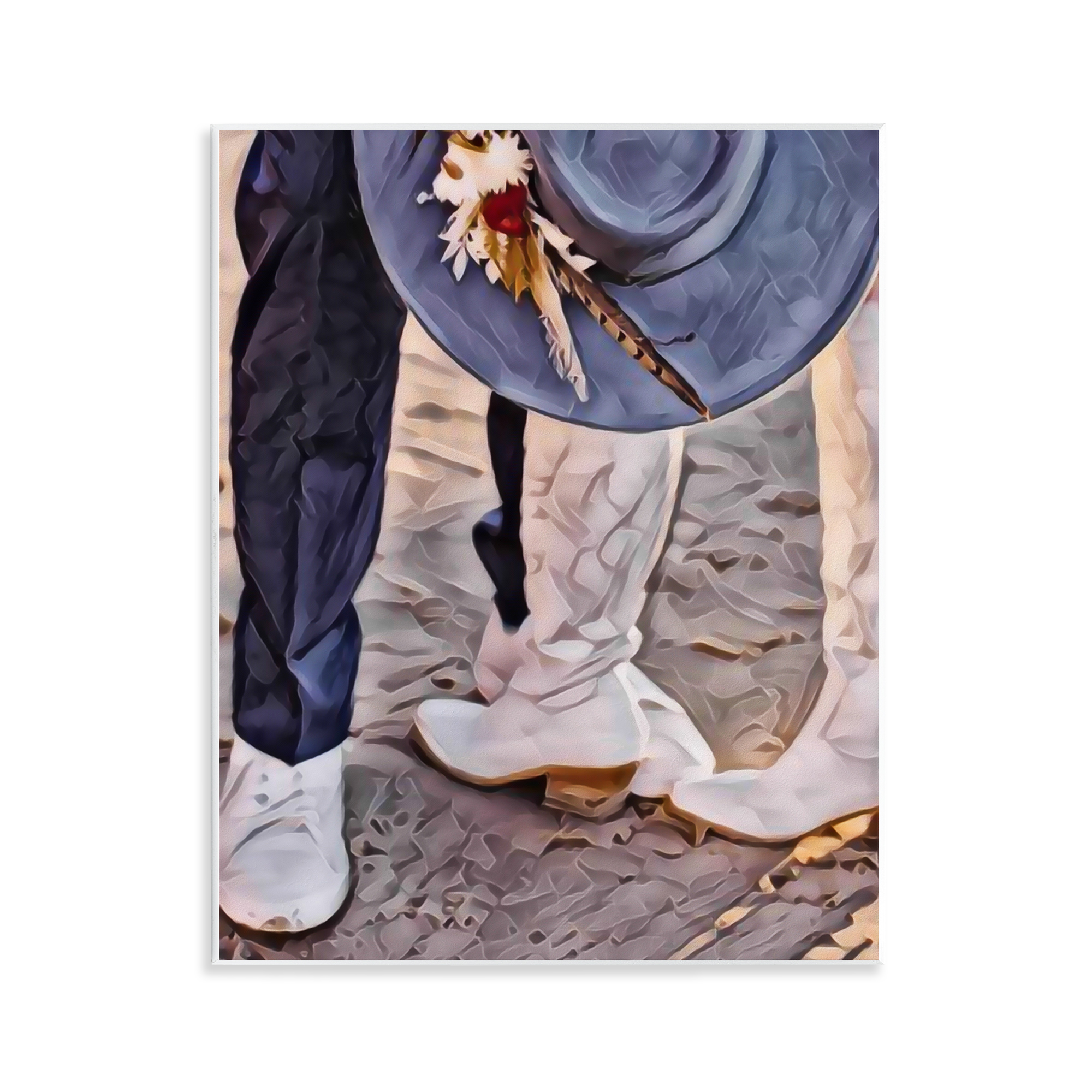 Elope In The Desert Wall Plaque Art, design by Jesse Keith