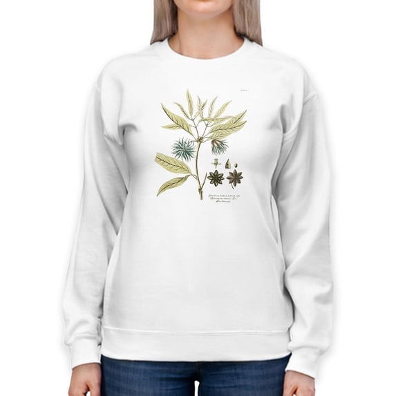 Eloquent Botanical Iii. Sweatshirt Women -Vision Studio Designs, Female x-Large