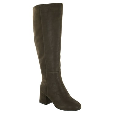 Eloquii Elements Women's Wide Calf Block Heel Dress Boots