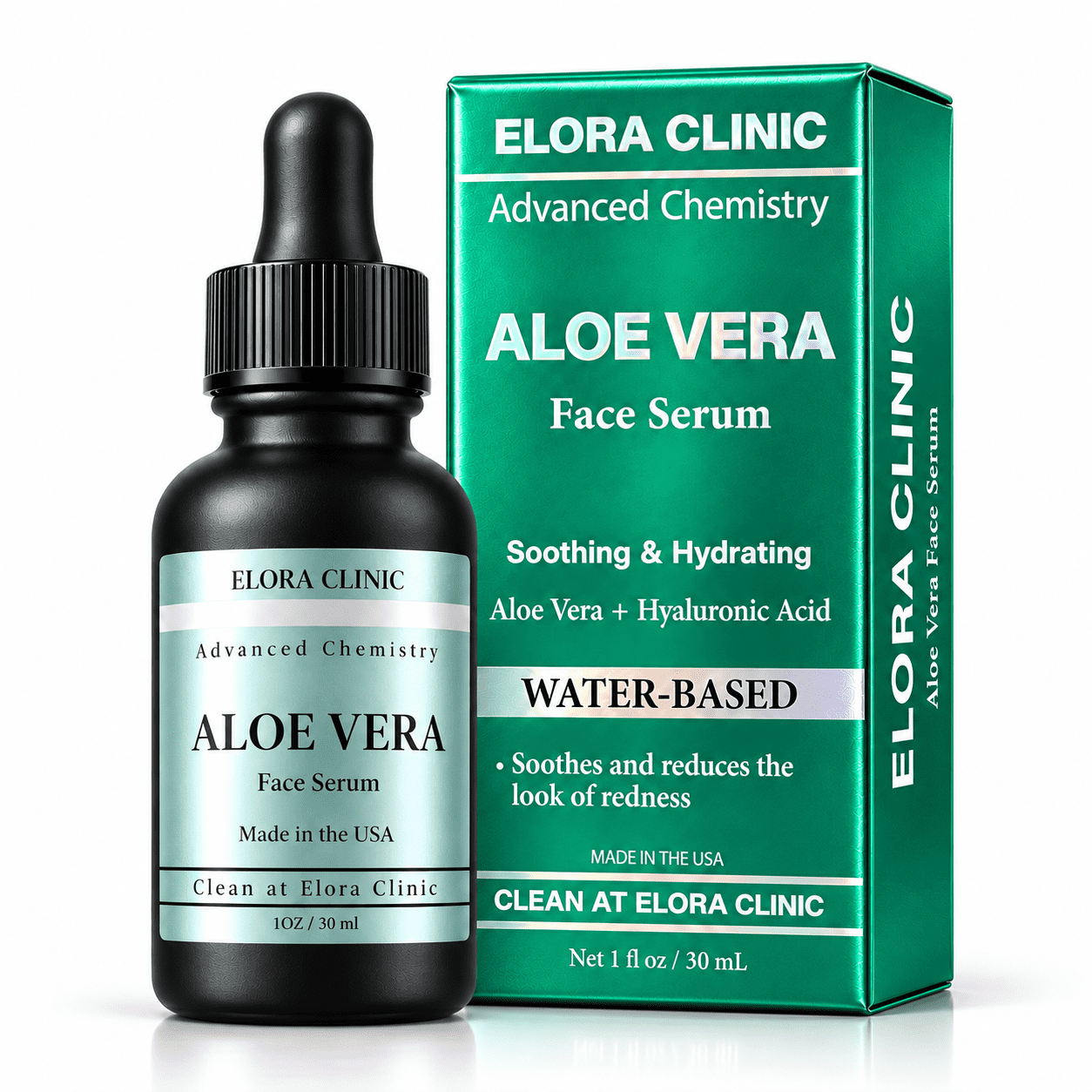 Rednees Elora Clinic Aloe Vera Face Serum with Hyaluronic Acid – Aloe Vera For ...