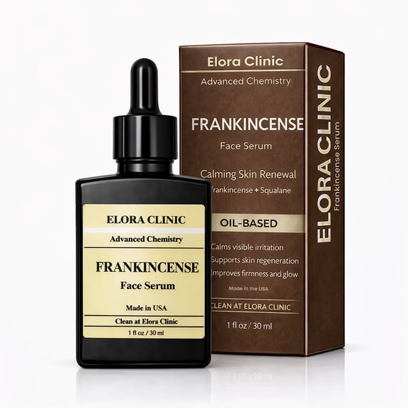 Elora Clinic Frankincense Oil for Skin -Boswellic acid  Frankincense Oil for Face - Skin Essential Oils Frankincense and Myrrh Oil for Skin - Rejuvenating Oil Face Moisturizer - Face Calming Serum