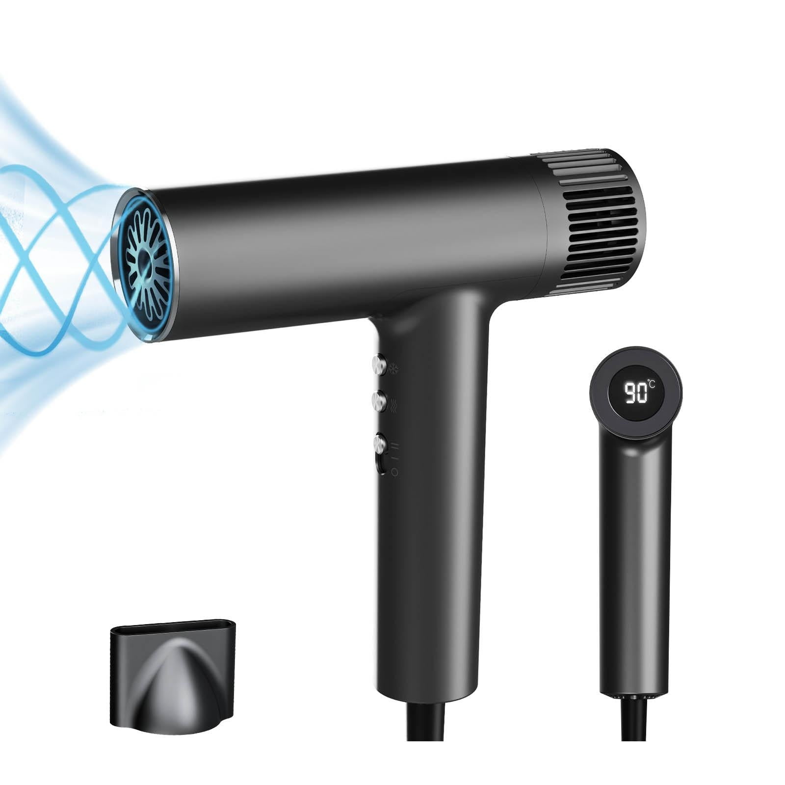 ELORTI Professional High-Speed Hair Dryer, 160000RPM 500 Million Ionic Blow Dryer with Diffuser, No Heat Damage, Low Noise for Home Travel Salon Use