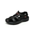 thumbnail image 1 of Eloshman Hiking Sandals for Men Closed Toe Waterproof Fisherman Walking Water Shoes Athletic Sport Sandal Black Size 13, 1 of 7