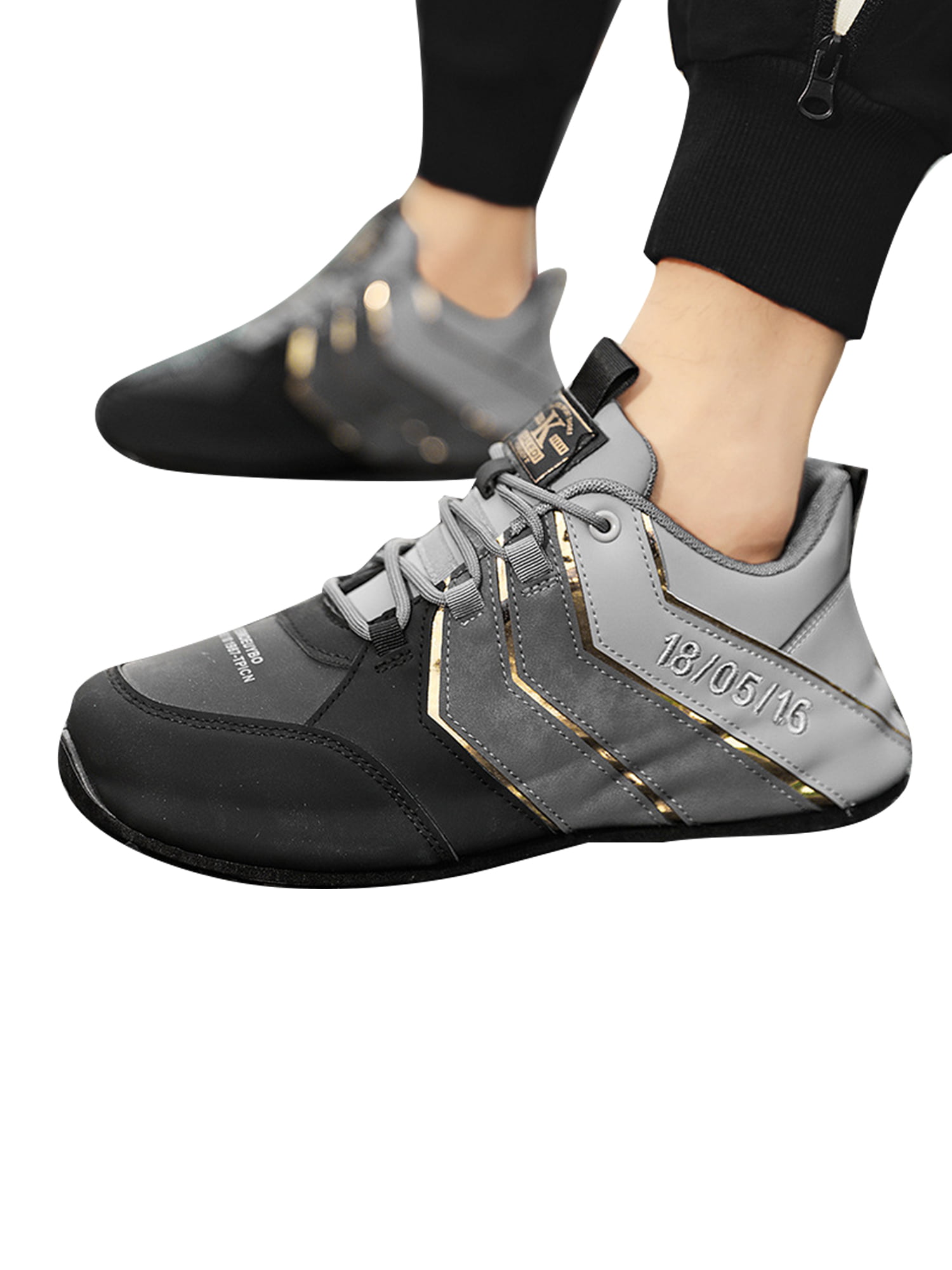 Eloshman Men's Comfort Round Toe Fashion Sneakers