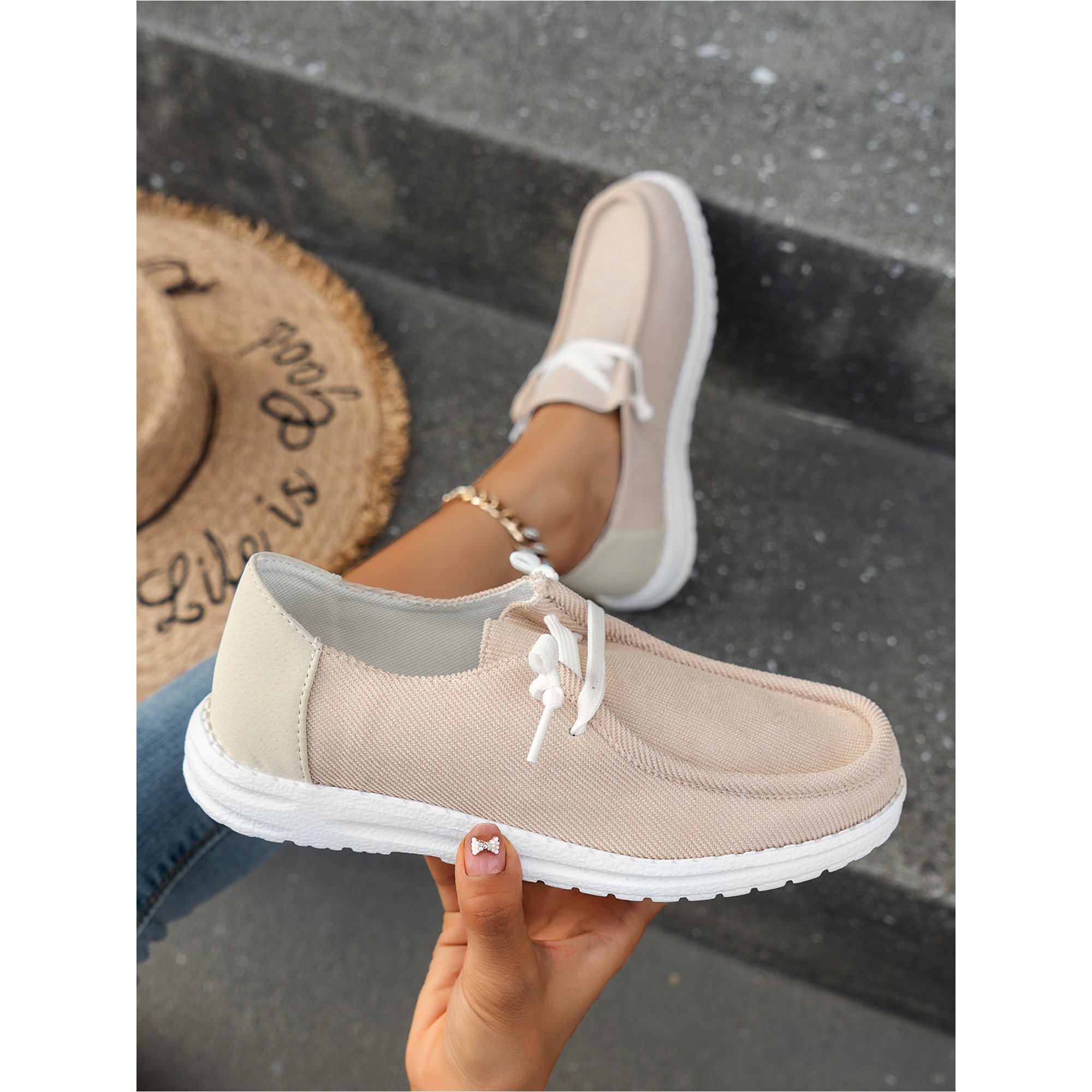 Grey Suede Slip-On Flatform Sneakers | Womens | 11 (Available in 9, 8.5, 8, 7.5, 7, 6.5, 6, 5.5, 5, 10) | Vegan Friendly | Lulus