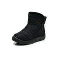 thumbnail image 1 of Eloshman Winter Shoes for Womens Wide Width Non Slip Winter Warm Snow Boots Ankle Booties Ladies Black US 9, 1 of 5