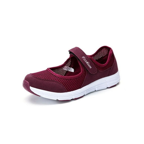 Eloshman Women's Casual Shoes Mary Jane Sneakers Walking Running Beach Sandals for Mom