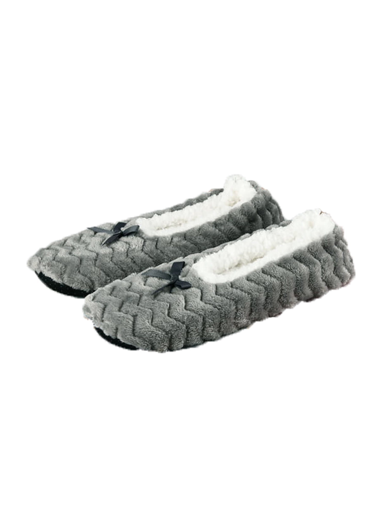 Eloshman Women's Sherpa Slipper Super Soft Fuzzy Cozy Slipper Socks for Women With Grippers ...