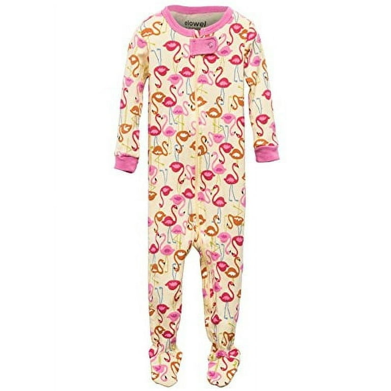  Flamingo Pajamas For Girls Toddler Kids 100% Cotton