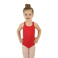 thumbnail image 1 of Elowel Girls' Double Strap Camisole Leotard Red (size-2-4 ), 1 of 3