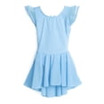 thumbnail image 1 of Elowel Girls Leotard Toddlers Dress for Gymnastics Dance Ballet Baby Light Blue Size 6-8, 1 of 7