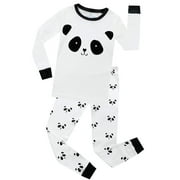 Elowel Kids Panada 2 Piece Pajama Set 100% Cotton Size 10 White