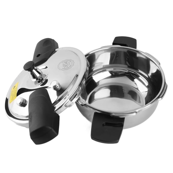 Elowen 1.8L Pressure Cooker Mini Pressure Cooker, High Hardness Versatile 1.8L Pressure Cooker Safe Cooking Various Foods for Gas Stove