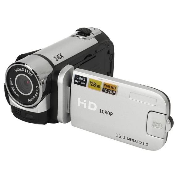 Elowen 16MP Digital Camera D90 1080P 16MP Digital Camera Rotatable Screen Camcorder 16X Zoom HD Video Recorder with Fill Light for Various Environments Day or Night