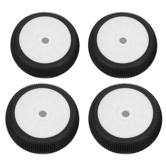 Elowen 17mm Hex RC Wheels and Tires RC Rims and Tires 17mm Hub, sturdy 1/8 RC Off Road Car Wheels with Strong Cushion, High Wear Resistance, Easy to Install, Great Accessories to Replace Old or