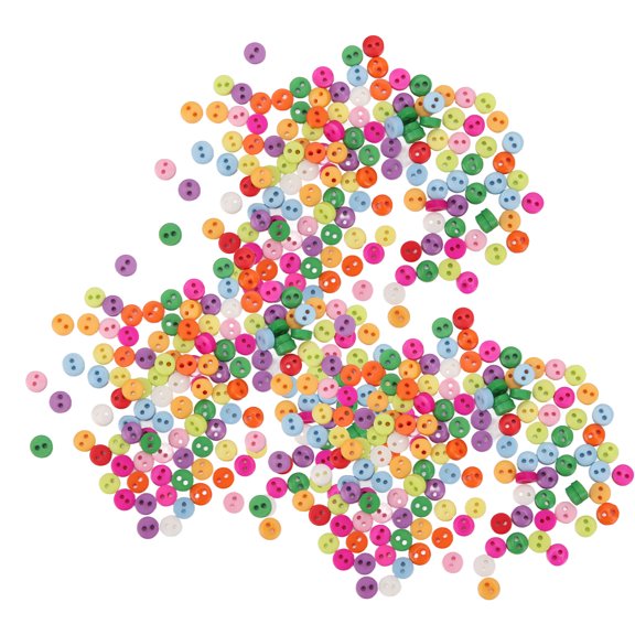 Elowen 2 Holes Buttons Sewing Buttons, Resin Buttons Plastic Resin for Decoration Round