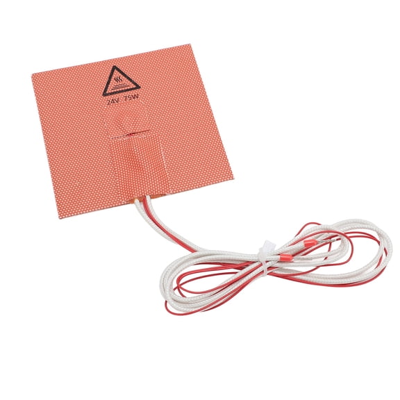 Elowen 3D Printer Replacement Hot Bed3D Printer Hot Bed Heating Pads, Silicone Heater Mat 100x100mm for 3D Printer
