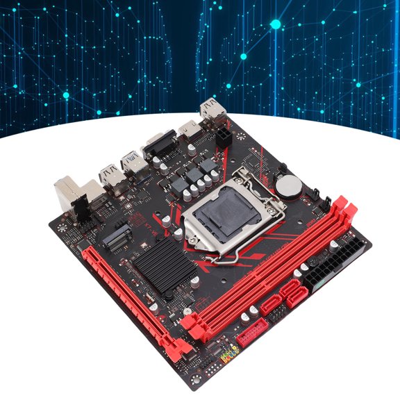 Elowen 6Gbps MotherboardITX Motherboard, 2xDDR3 Motherboard for Replacement