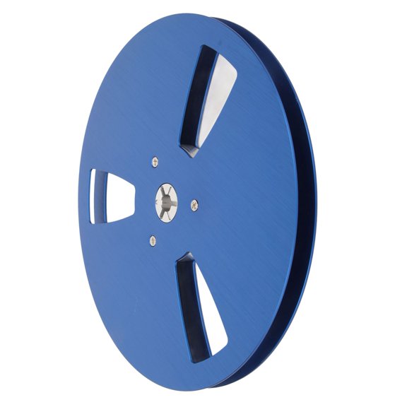 Elowen 7 Inch Empty Reel Empty Reel, Empty Takeup Reel 1/4 7 Inch Aluminum Alloy for Reel To Reel Tape Player Blue