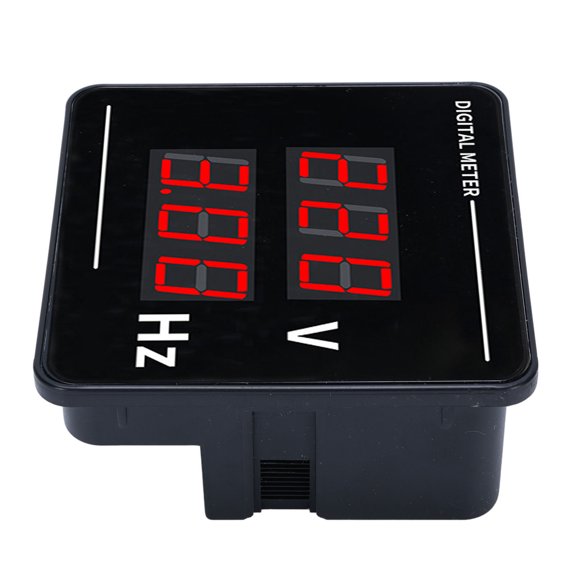 Elowen AC Digital Display Voltmeter Frequency Meter Voltage Frequency Tester, Digital AC Voltmeter Frequency Meter Panel Mounting for Home