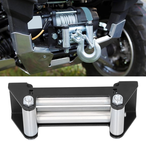Elowen ATV Winch Roller Fairlead Winch Roller Fairlead, Winch Fairlead Metal with High Performance for Car for Maintenance Workers