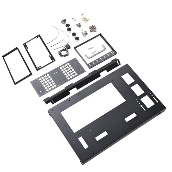 Elowen ATX M ATX ITX Gaming PC Case Open FrameDIY Computer Motherboard Case Rack, Computer Open Case Bracket Steel Plate with Handle for ATX M ATX ITX
