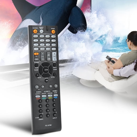 Elowen AV Receiver Remote ControlReceiver Controller, Remote Control ABS Shell for TX-NR535 TX-SR333 HT-R393 HT-S3700