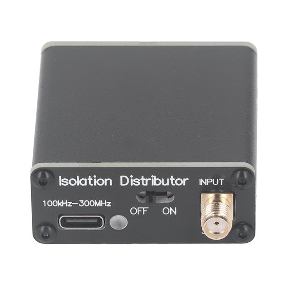 Elowen Active RF Isolation Splitter Active RF Isolation Distributor, Active RF Signal Splitter 100kHz To 150MHz for SDR