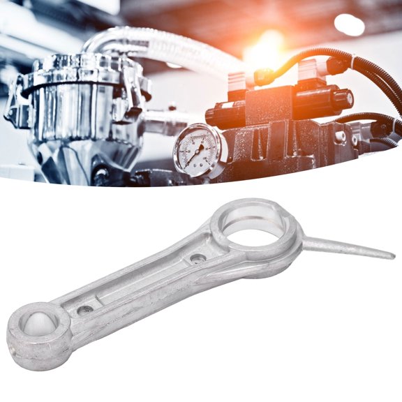 Elowen Air Compressor Connecting Rod Connecting Rod Crankshaft, Air Compressor Piston Accessories Cast Aluminum Double Hole Easy Use Connecting Push Rod Double Hole Connecting Rod for Repair Tool