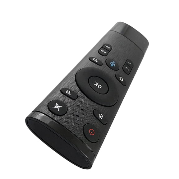 Elowen Air Remote Mouse 2.4G Wireless Remote Control with USB Receiver Voice Input for Box HTPC PC Projector Black