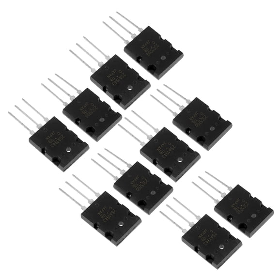 Elowen Audio Transistor High Power Matched Audio Transistor Black 2SA1943 2SC5200 Transistor 5 Pair for Power Amplifier