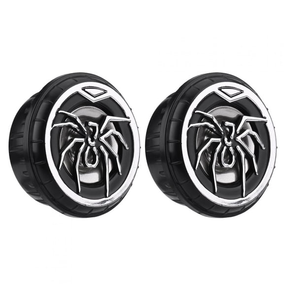 Elowen Audio Tweeter 2Pcs Creative Auto Car Spider Pattern Dome Audio Speaker, Super Power Loud Tweeter, Compact Size for All Car Audio Systems with 12V DC Power Supply, Easy to Install, Suitable