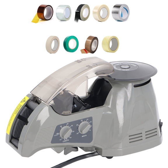 Elowen Auto Tape Cutting Machine Automatic Tape Dispenser, Electric Tape Cutter Infrared Sensing for Store US Plug AC120V