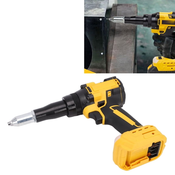 Elowen Automatic Rivet Automatic Cordless Rivet Suitable for DCB180 DCB200 DCB201 DCB203 Battery Dual Speed Brushless Automatic Riveter with LED Light