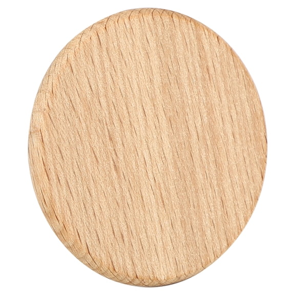 Elowen Beech Wood Round Chip 50Pcs Round Wooden Blank Slices, DIY Wood Chip, Crafting Accessories for Scrapbooking
