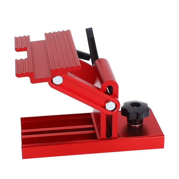 Elowen Bench Grinder Sharpening Jig Sharpening Jig, Adjustable Bench Grinder Sharpening Jig for Power Hand Grinders Red