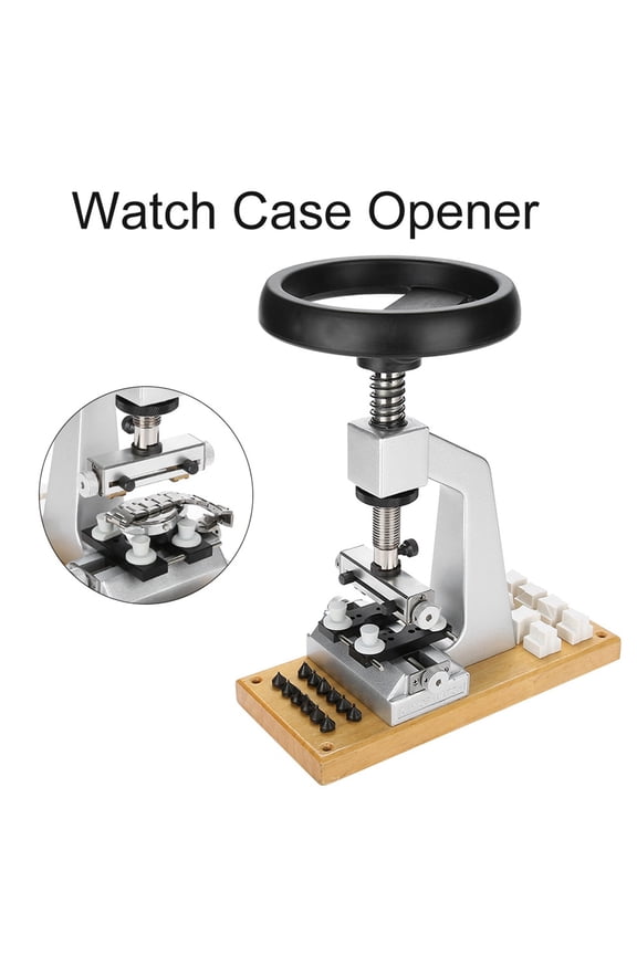 Bench Watch Case Opener Bench Watch Case Opener, with 6 Dies and Adapter, for Watches etc, Designed for Watch Cases