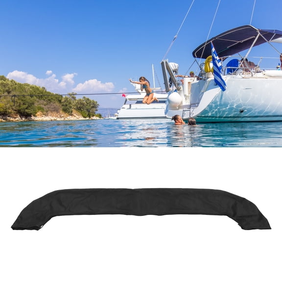 Elowen Bimini Top Boot Cover Bimini Top Replacement Cover, Foldable Waterproof Oxford Cloth Boat Canopy High Temperature Resistant for Kayaks