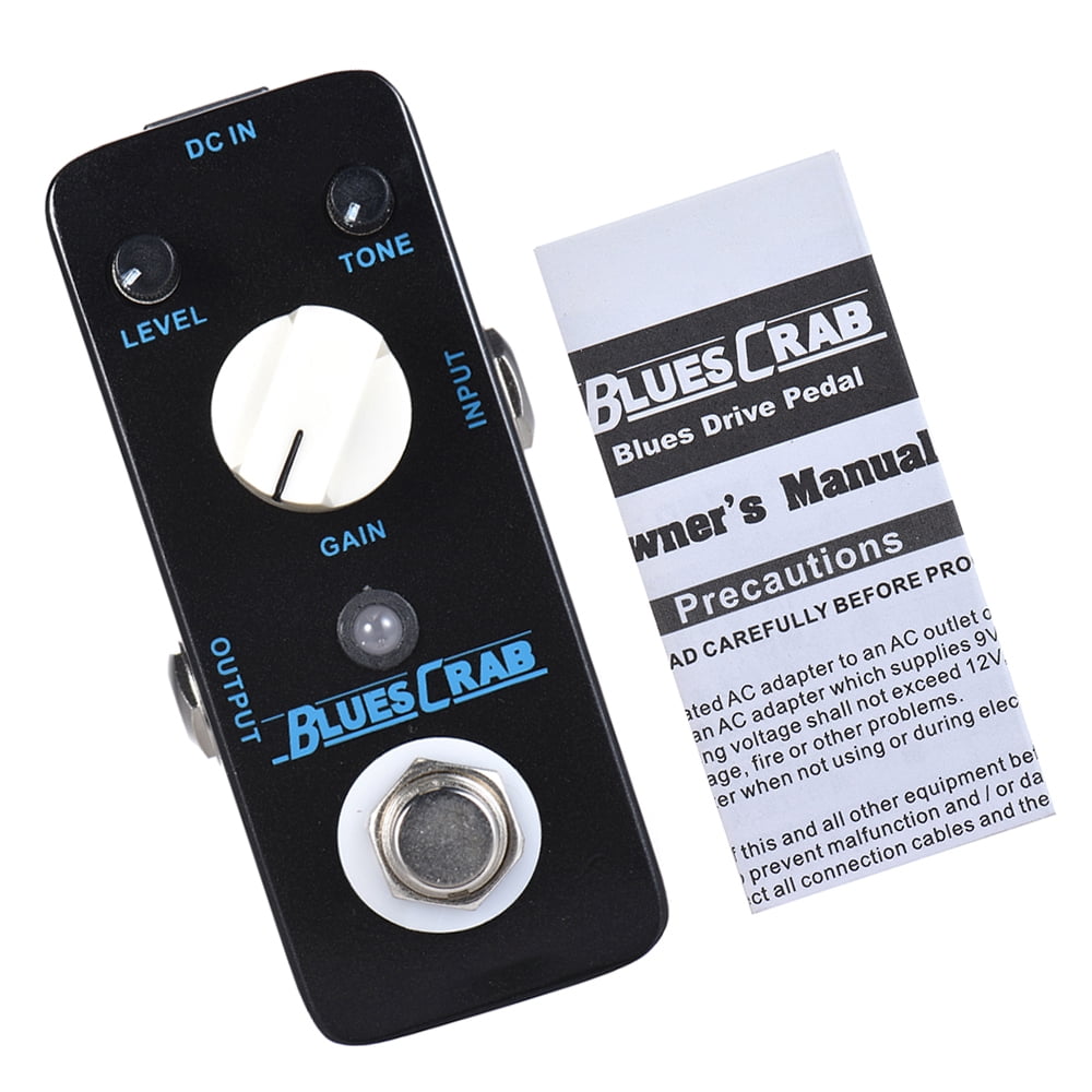 Elowen Blues Overdrive Pedal \u0026amp; BLUES CRAB Blues Overdrive Guitar Effect Pedal True Bypass Full Metal Shell