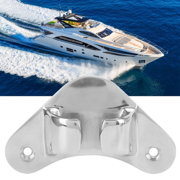 Elowen Boat Angled Bow Chocks Boat Stainless Steel Fairlead, Exquisite Workmanship Straight Bow Cleat Line Chock for Boats for Yachts