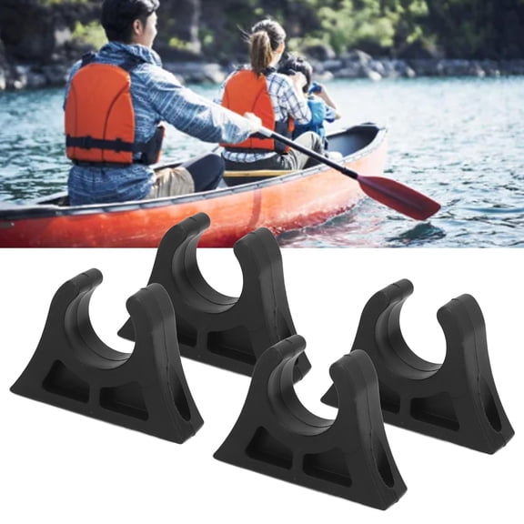 Elowen Boat Hook HolderLabor Saving Boat Pole Holder Clips, Sturdy Oar Keeper Set for Kayaks Canoes Rowing Boats, Specifically Engineered to Firmly Hold Your Paddle