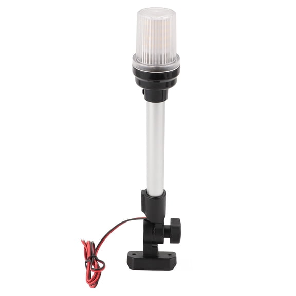 Elowen Boat Stern LightAnchor Light, 12-24V LED Stern Light Professional for Pontoon for Bass Boat 12 Inch