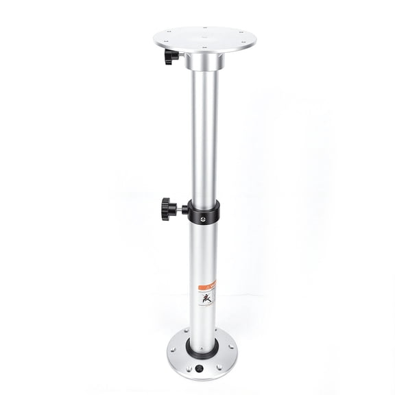Elowen Boat Table Leg Boat Table Pedestal 18.7-29.9in Adjustable Removable 360 Deg Rotation RV Table Leg Base Mount for Motorhome Boat Yacht Deck