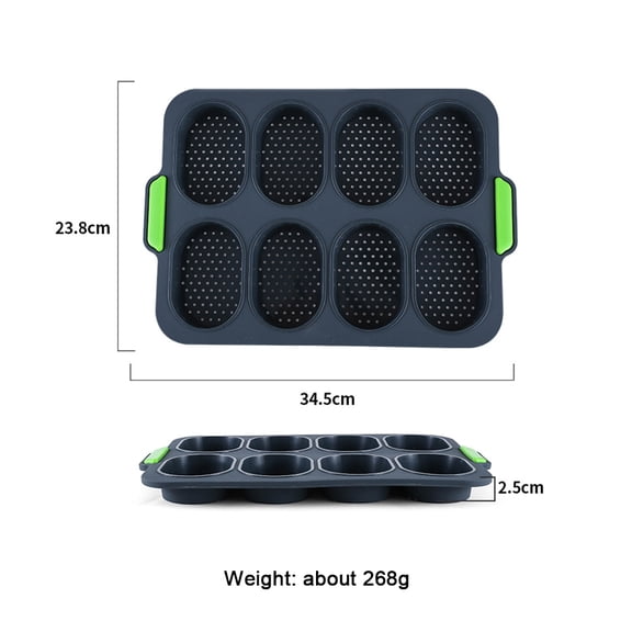 Elowen Bread Baking Mini Crisping Tray, Safe Silicone Easy To Release Small Holes Mini Bread Crisping Tray for Ovens for Biscuits