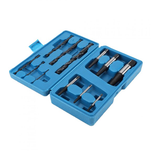 Elowen Broken Remover12Pcs Steel Screw Extractors and Drill Bits Guide Set Broken Bolts Removing Hand Tools