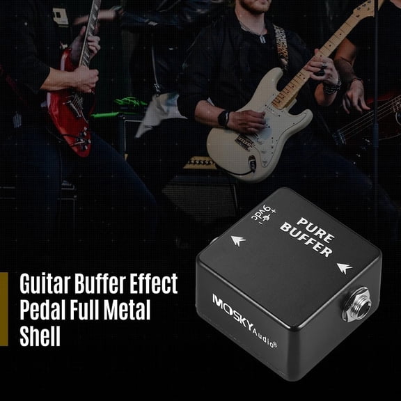 Elowen Buffer Pedal Pedal MOSKYAudio PURE BUFFER Guitar Buffer Effect Pedal Full Metal Shell