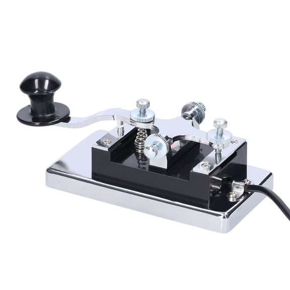 Elowen CW Key K4 Heavy Duty Electric Telegraph Key CW Morse Code Communication Teaching Shortwave Radios
