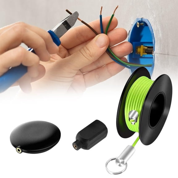 Elowen Cable Fishing Tools Fishing Tools, Wire Puller Large Magnets Cable Routing Tool for Outdoor